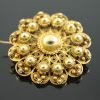 14 karaat gouden broche/speldje met zeeuwse knop.