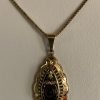 14 karaat gouden hanger met carneool.