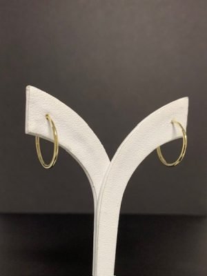 NIEUW: 14 karaat gouden oorringen.