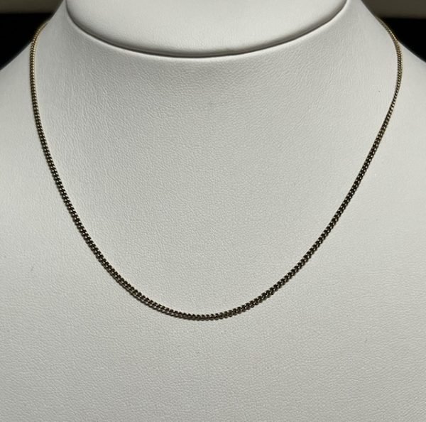14 karaat gouden Gourmet schakel lengte collier.